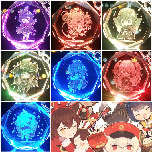[Genshin Impact] [FAN MADE] Porte-clés en cristal