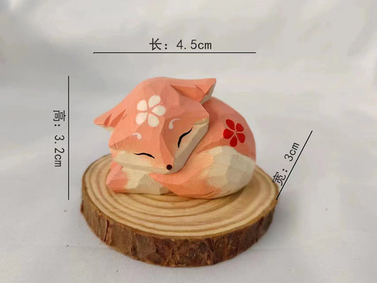 [Genshin Impact] Little Fox Wood Carving Ornament