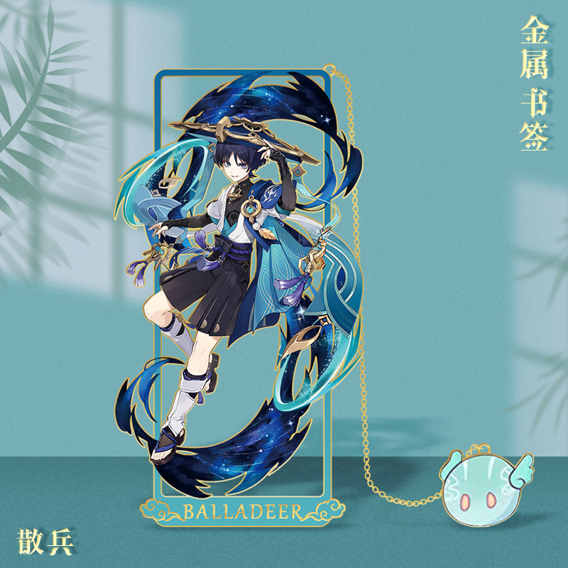 [Genshin Impact] [FAN MADE] Character Metal Bookmark